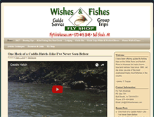 Tablet Screenshot of flyfisharkansas.com